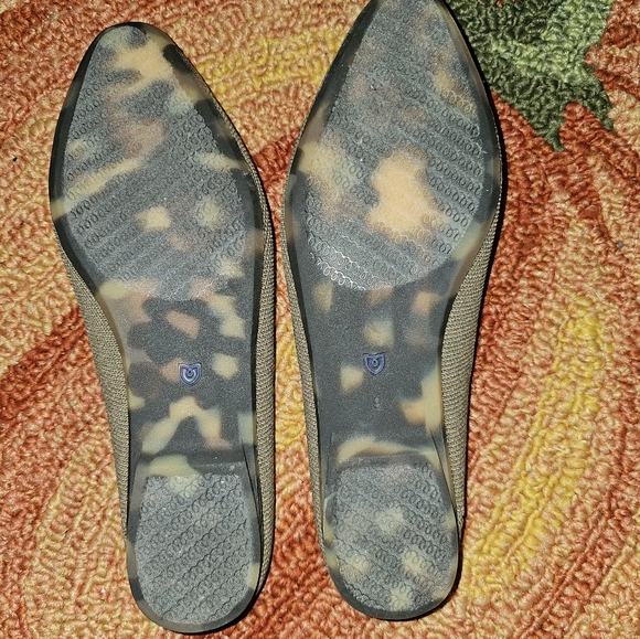 ROTHY'S NEW Sand/Fawn Slides 9US 39EU Leopard Print Insoles - Picture 4 of 4